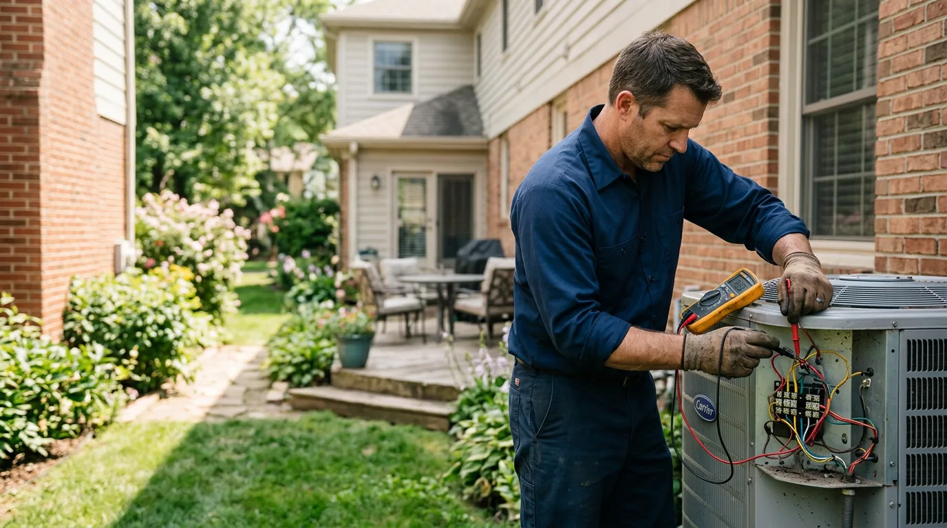 HVAC technician working near Fort Lauderdale, FL